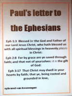 Paul's Letter to the Ephesians