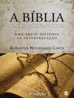 A Bíblia e seus intérpretes: Uma breve história da interpretação