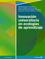 Innovación universitaria en ecologías de aprendizaje