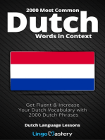 2000 Most Common Dutch Words in Context