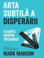 Arta subtila a disperarii