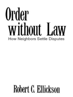 Order without Law: How Neighbors Settle Disputes