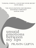 Unsaid Emotions Between My Lips