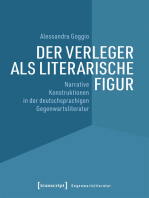 Der Verleger als literarische Figur: Narrative Konstruktionen in der deutschsprachigen Gegenwartsliteratur