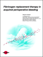 Fibrinogen replacement therapy in acquired perioperative bleeding