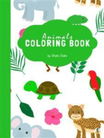 Animals and Vehicles Coloring Book for Kids Ages 3+ (Printable Version)