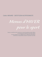 Menus d'hiver pour le sport