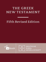 The Greek New Testament: Fifth Revised Edition