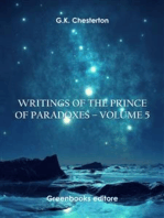 Writings of the Prince of Paradoxes - Volume 5