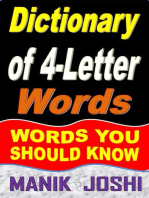 Dictionary of 4-Letter Words