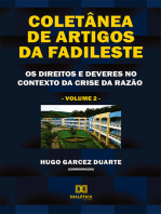 Coletânea de artigos da FADILESTE: os direitos e deveres no contexto da crise da razão - Volume 2