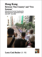 Hong Kong Between 'One Country' and 'Two Systems'
