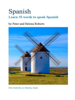 Spanish - Learn 35 Words to Speak Spanish