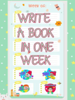 Write a Book in One Week