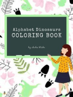 Alphabet Dinosaurs Coloring Book for Kids Ages 3+ (Printable Version)