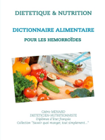 Dictionnaire alimentaire pour les hémorroïdes