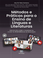 Métodos e Práticas para o Ensino de Línguas e Literaturas: percepções sobre a pandemia da Covid-19, interferências na educação