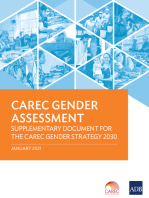 CAREC Gender Assessment: Supplementary Document for the CAREC Gender Strategy 2030