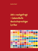 200 x nachgefragt: Lebensläufe deutschsprachiger Lyriker