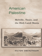 American Palestine: Melville, Twain, and the Holy Land Mania