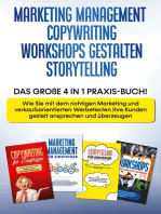 Marketing Management | Copywriting | Workshops gestalten | Storytelling