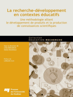 La recherche-développement en contextes éducatifs: Une méthodologie alliant le développement de produits et la production de connaissances scientifiques