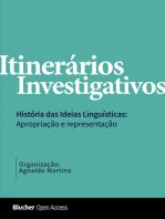 Itinerários investigativos: Histórias das ideias linguísticas: apropriação e representação