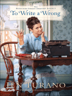 To Write a Wrong (The Bleecker Street Inquiry Agency Book #2)
