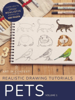 How to Draw Realistic Pets: Realistic Drawing Tutorials, #1