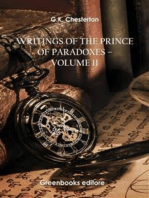 Writings of the Prince of Paradoxes - Volume 11