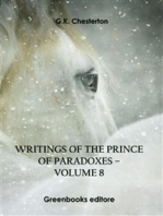 Writings of the Prince of Paradoxes - Volume 8