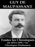 Toutes les Chroniques de Guy de Maupassant (de 1876 à 1891 + les chroniques posthumes)