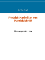 Friedrich Maximilian von Mandelsloh (II): Erinnerungen 1812 - 1814