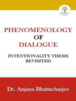 Phenomenology of Dialogue: INTENTIONALITY THESIS REVISITED, #1