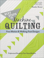 Next Steps in Machine Quilting