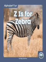 Z Is for Zebra