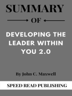 Summary Of Developing the Leader within You 2.0 By John C. Maxwell