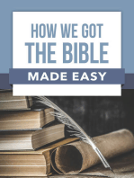 How We Got the Bible Made Easy