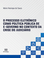 O Processo Eletrônico como Política Pública de E-governo no Contexto da Crise do Judiciário