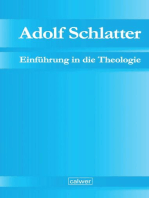 Adolf Schlatter - Einführung in die Theologie: Unveröffentlichte Manuskripte Band 1