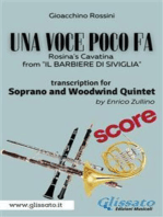 (Score) Una voce poco fa - Soprano & Woodwind Quintet