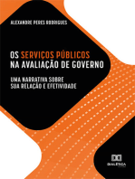 Os Serviços Públicos na avaliação de governo: uma narrativa sobre sua relação e efetividade