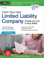 Form Your Own Limited Liability Company