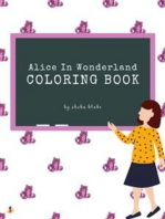 Alice in Wonderland Coloring Book for Kids Ages 3+ (Printable Version)
