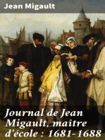 Journal de Jean Migault, maître d'école 