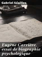 Eugène Carrière, essai de biographie psychologique