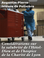 Considérations sur la salubrité de l'Hôtel-Dieu et de l'hospice de la Charité de Lyon