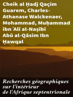 Recherches géographiques sur l'intérieur de l'Afrique septentrionale: l'Histoire des voyages entrepris ou exécutés jusqu'à ce jour pour pénétrer dans l'intérieur du Soudan