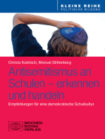 Antisemitismus an Schulen – erkennen und handeln: Empfehlungen für eine demokratische Schulkultur