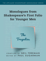 Monologues from Shakespeare’s First Folio for Younger Men